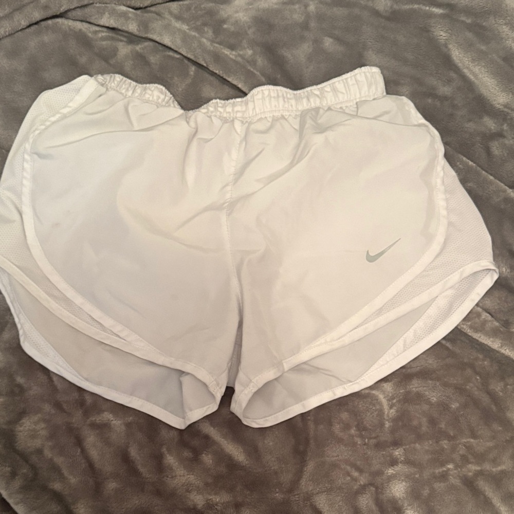 Medium Nike Women's Athletic Shorts - Black, Gray, and White Set - Picture 5 of 5